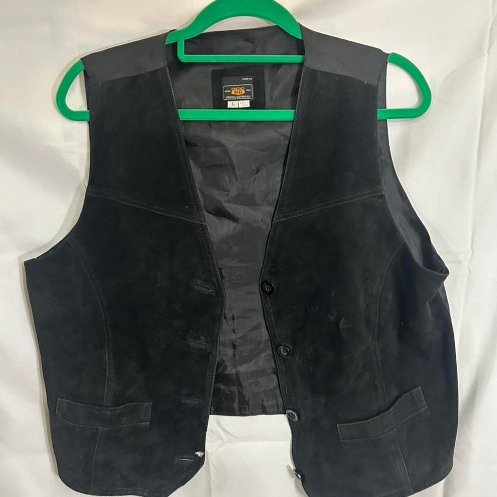 Route 66 faux leather vest - Picture 1 of 4